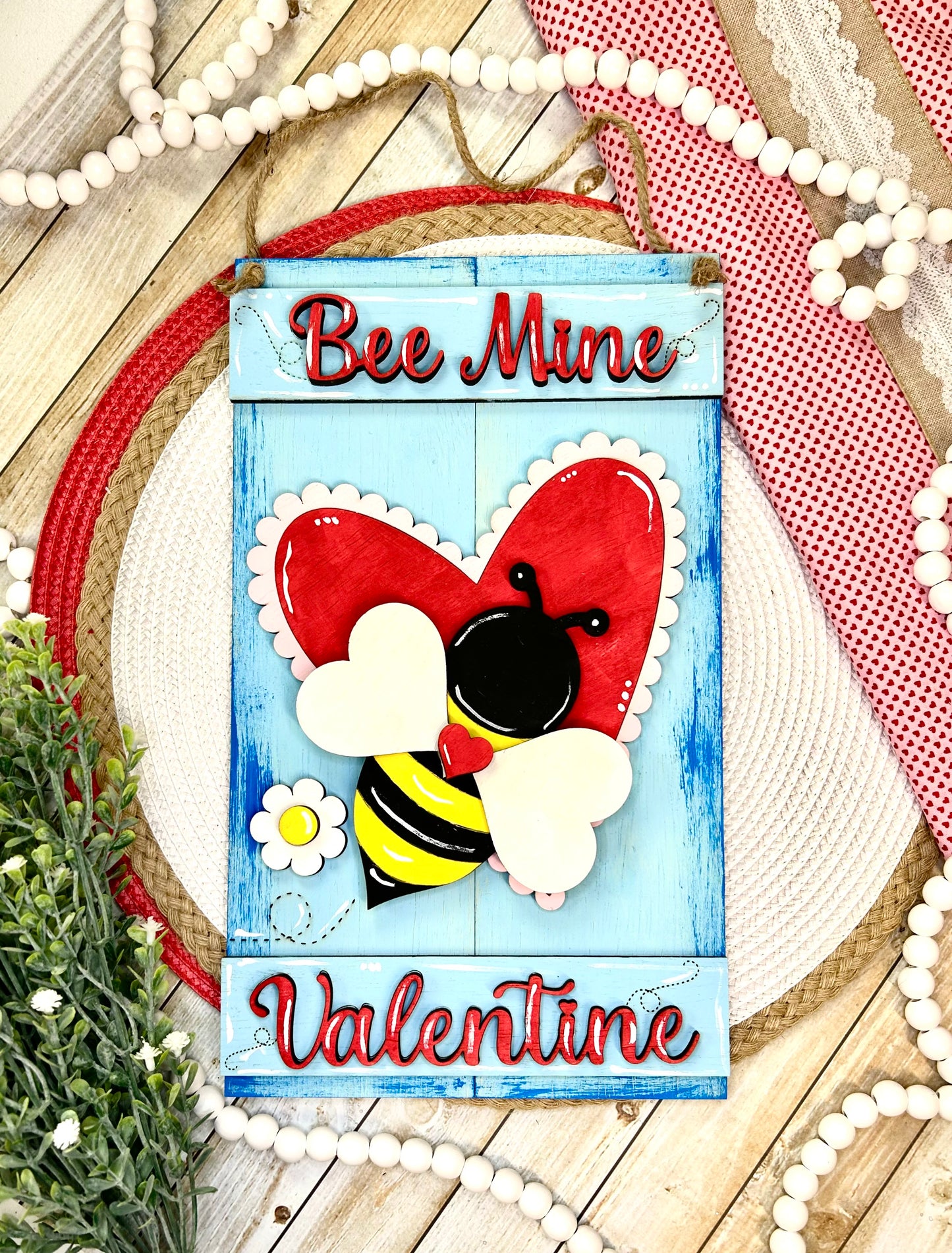 Bee Mine Valentine Sign