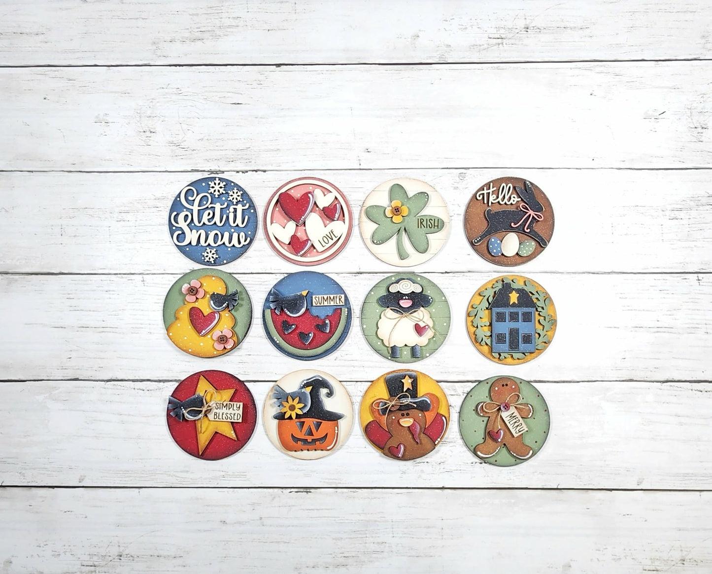 Heirloom 3" Round Interchangeable Set