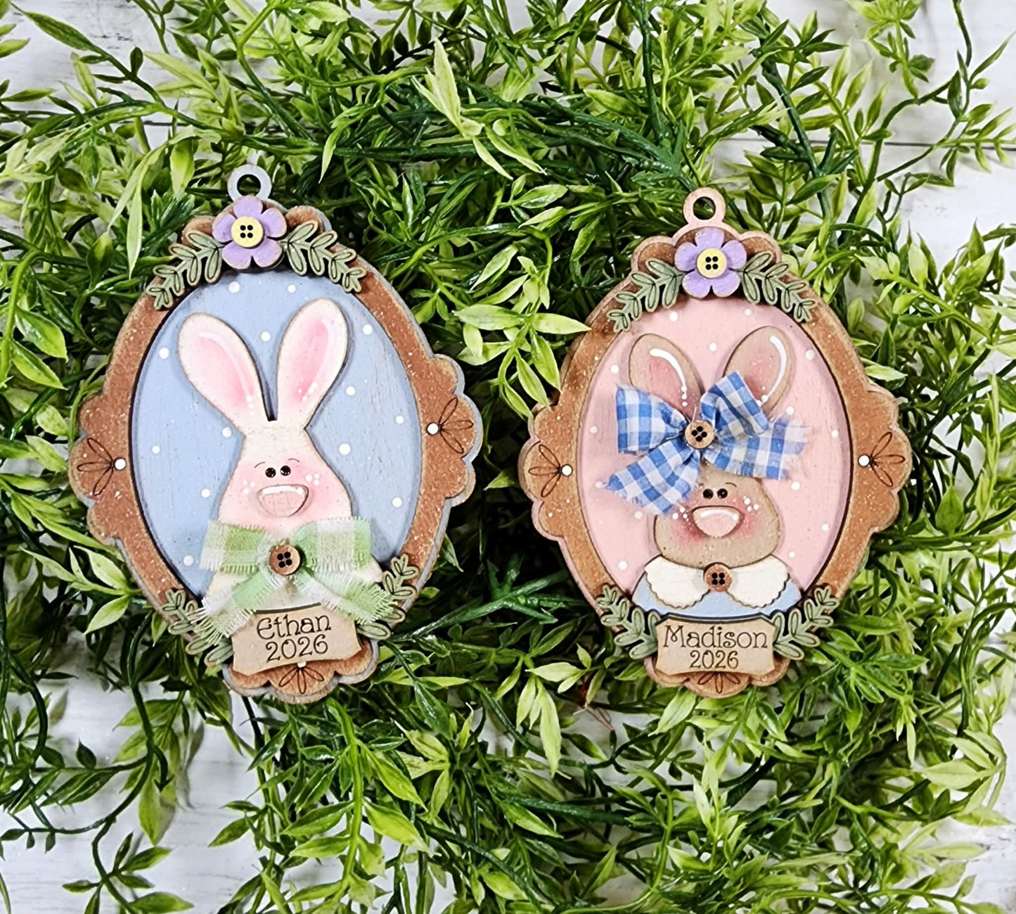 Bunny Patch Basket Tags/Charms
