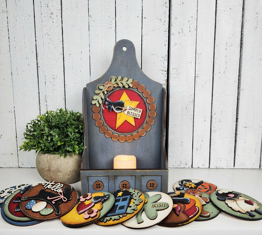 Heirloom Folk Art Shaker Box